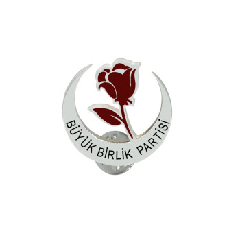 Gümüş Büyük Birlik Partisi Rozet - 5